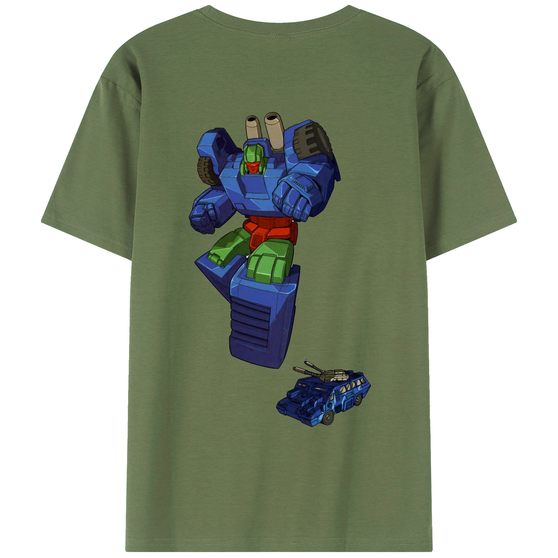 （画像用）  綿100％ メンズ半袖Tシャツ（バックプリント） 通気性